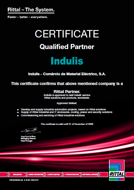Certificado Rittal